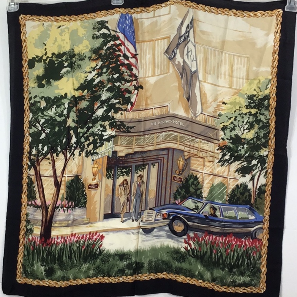 Vintage Regency Hotel scarf